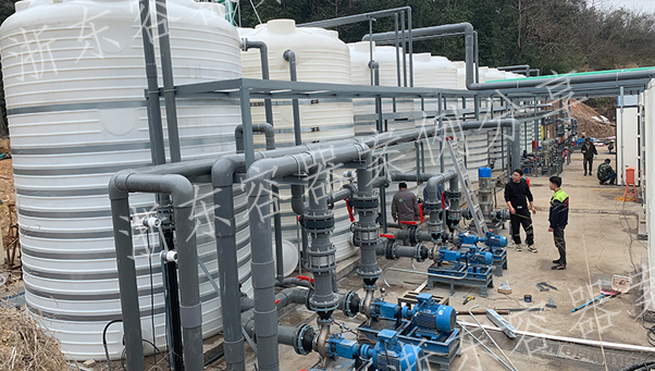 垃圾渗滤液管道软连接案例